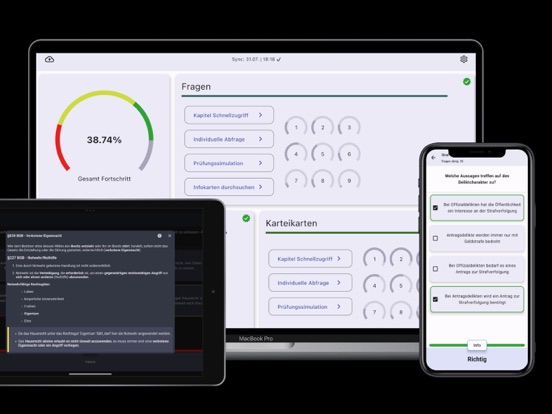Tangkapan skrin §34a Sachkunde iPad