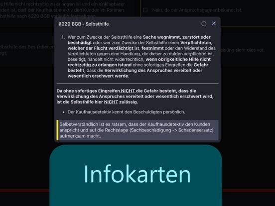Tangkapan skrin §34a Sachkunde iPad