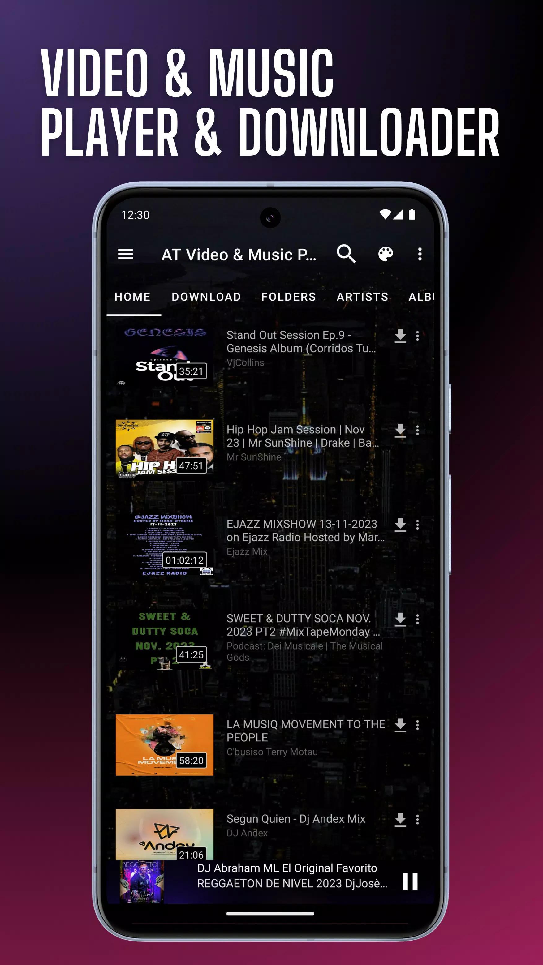 AT Free Music Screenshots