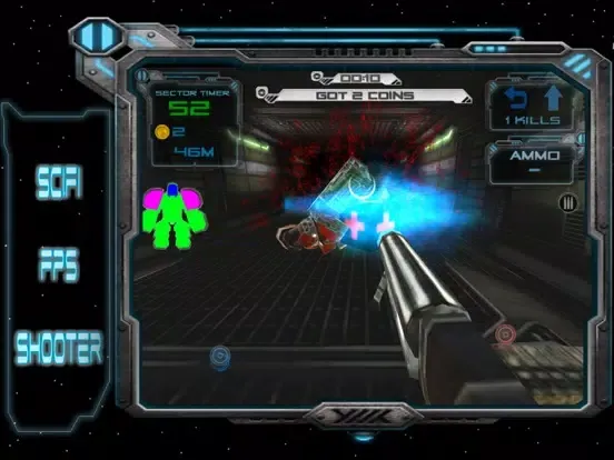 Robotic Wars sci-fi FPS Shooter with lots of guns iPad  Screenshots