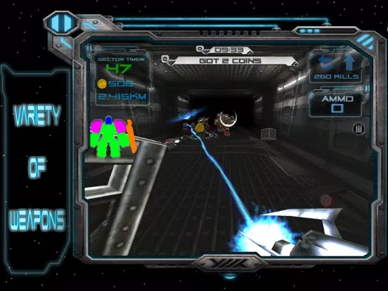 Robotic Wars sci-fi FPS Shooter with lots of guns iPad 应用截图