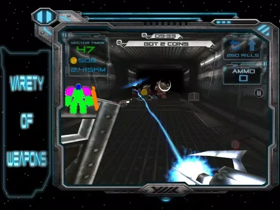 Robotic Wars sci-fi FPS Shooter with lots of guns iPad  Screenshots