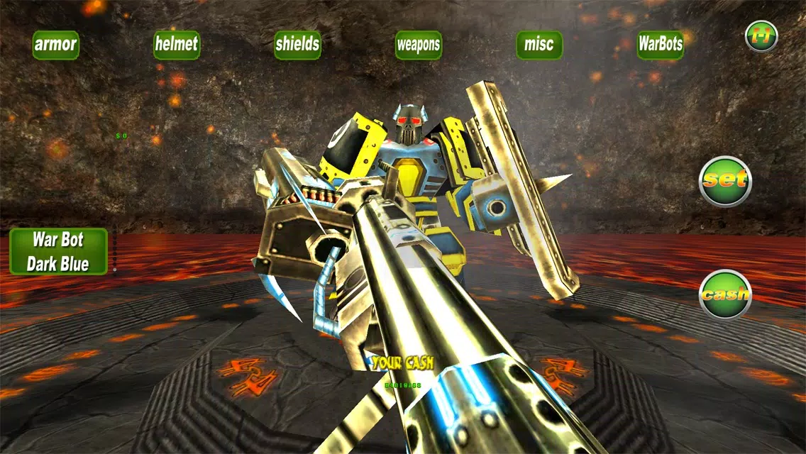 WarBot Dash Screenshots
