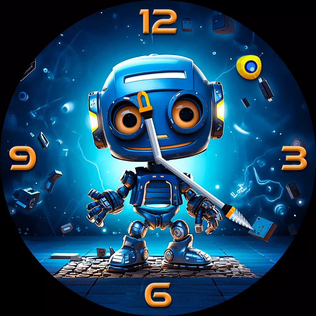Futuristic Robot Watch Faces Screenshots