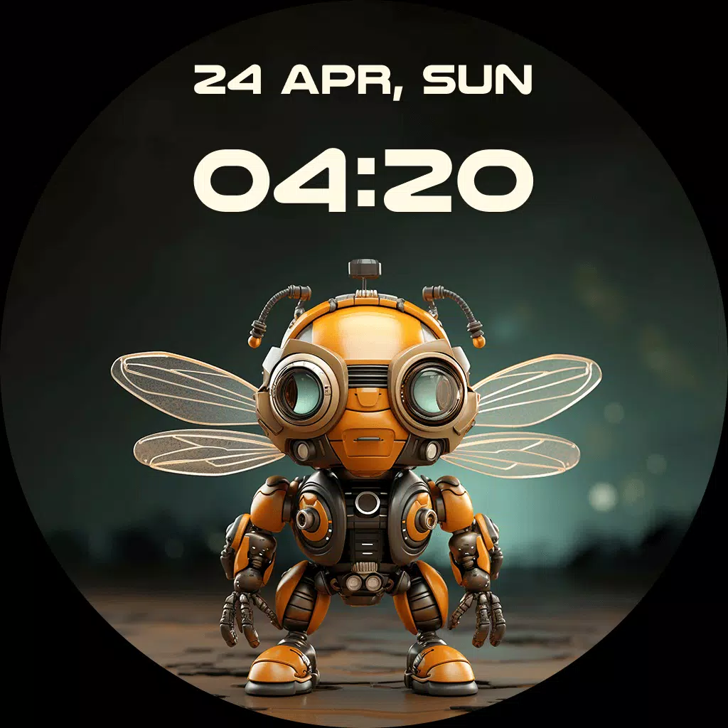 Futuristic Robot Watch Faces Screenshots