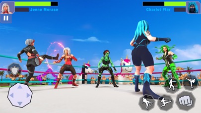 ภาพหน้าจอของ Bad Girls Wrestling Games 2025