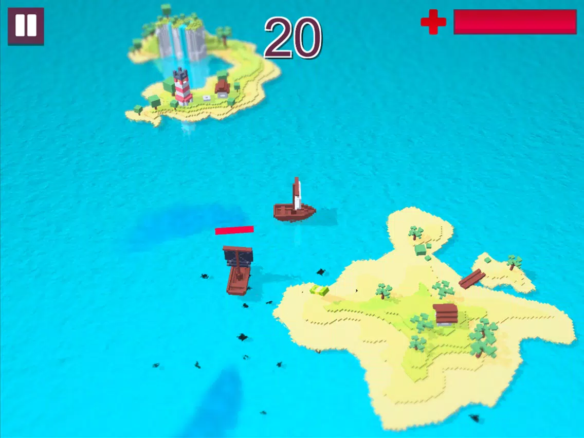 Capturas de tela do Pirate Chase iPad 