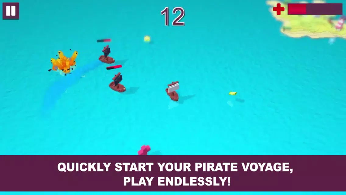 Capturas de tela do Pirate Chase