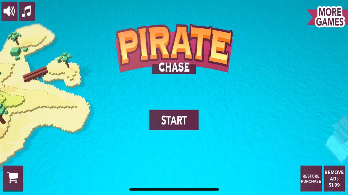 Capturas de tela do Pirate Chase