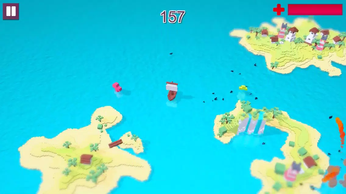 Capturas de tela do Pirate Chase