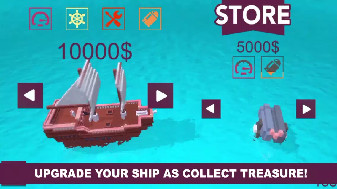 Capturas de tela do Pirate Chase