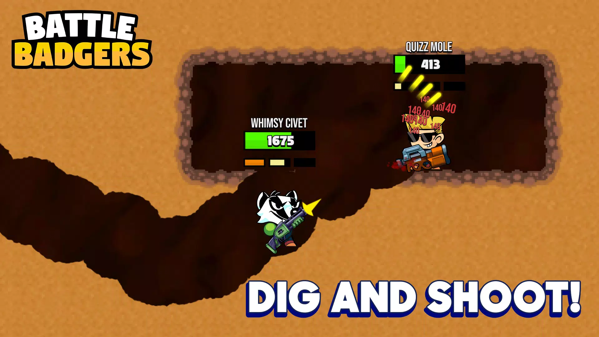 Battle Badgers Screenshots