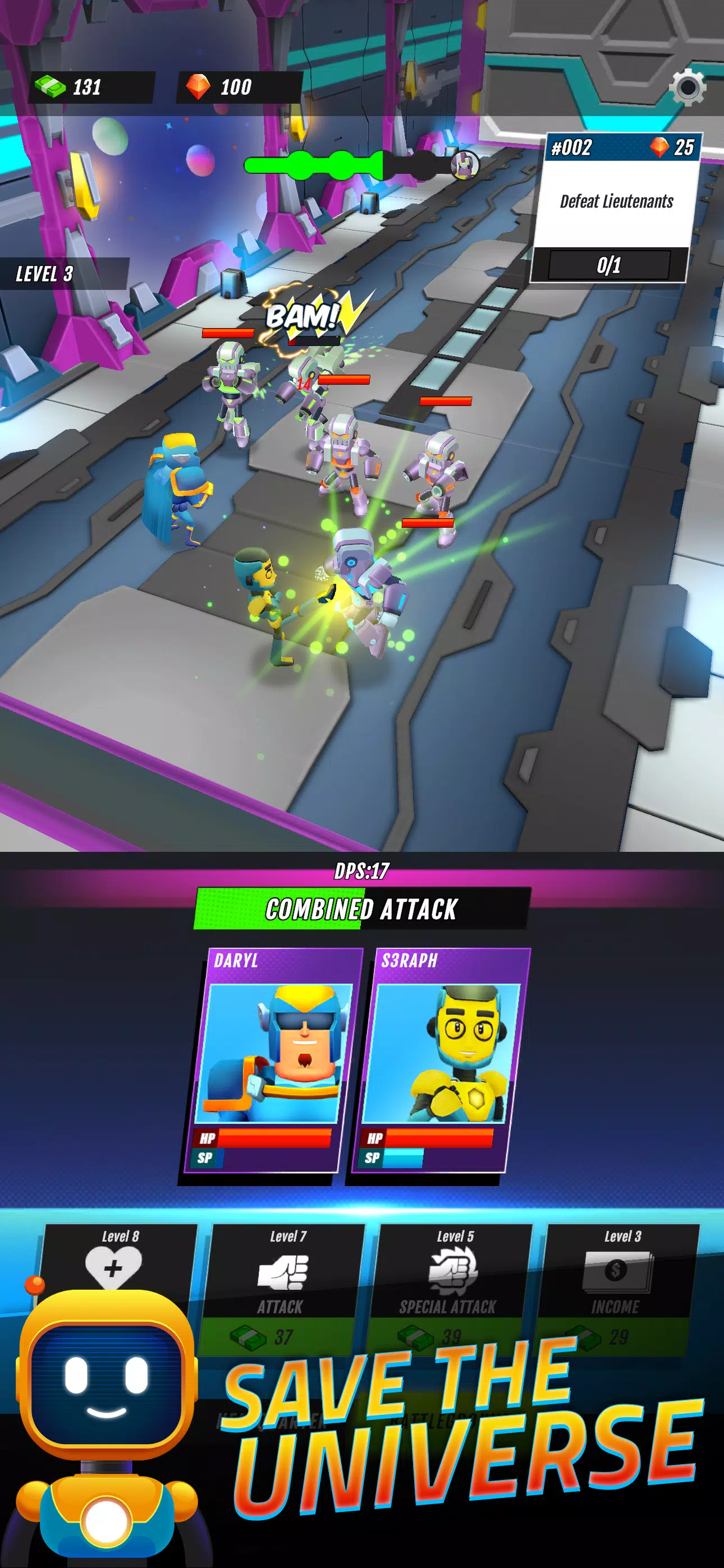 Superheroes Idle RPG League Screenshots