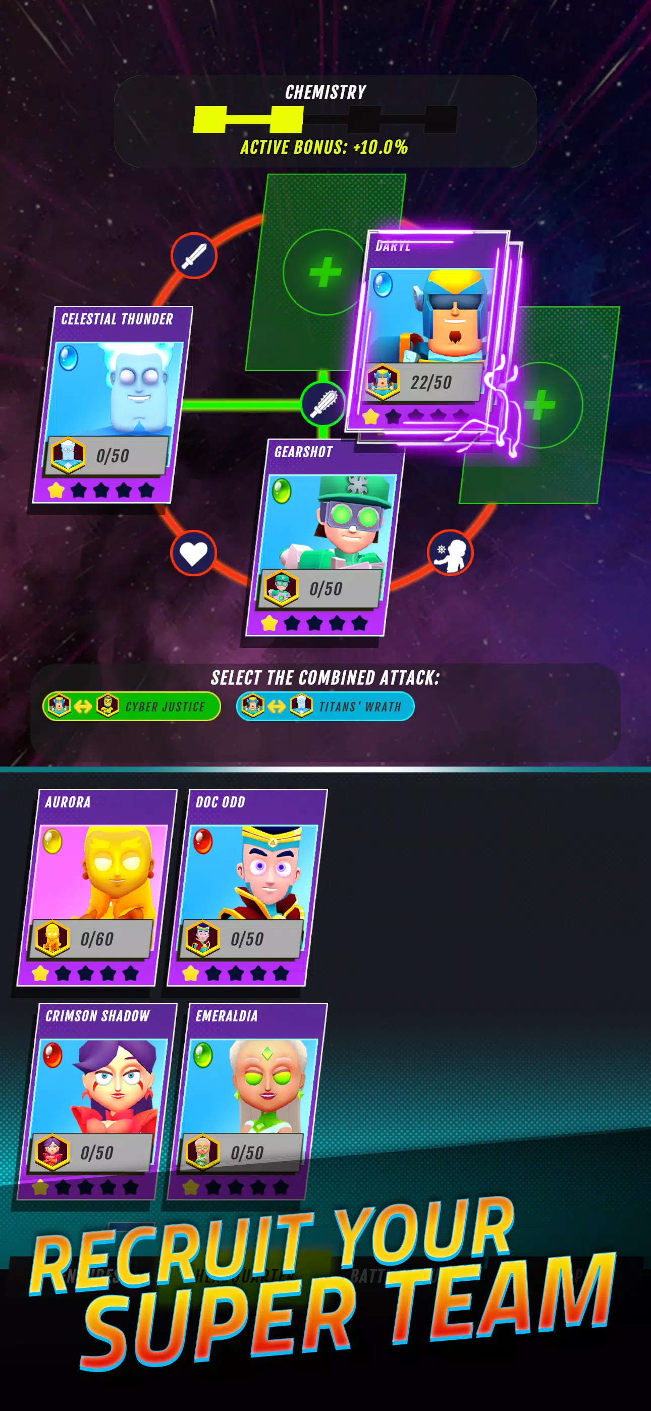 Superheroes Idle RPG League Screenshots