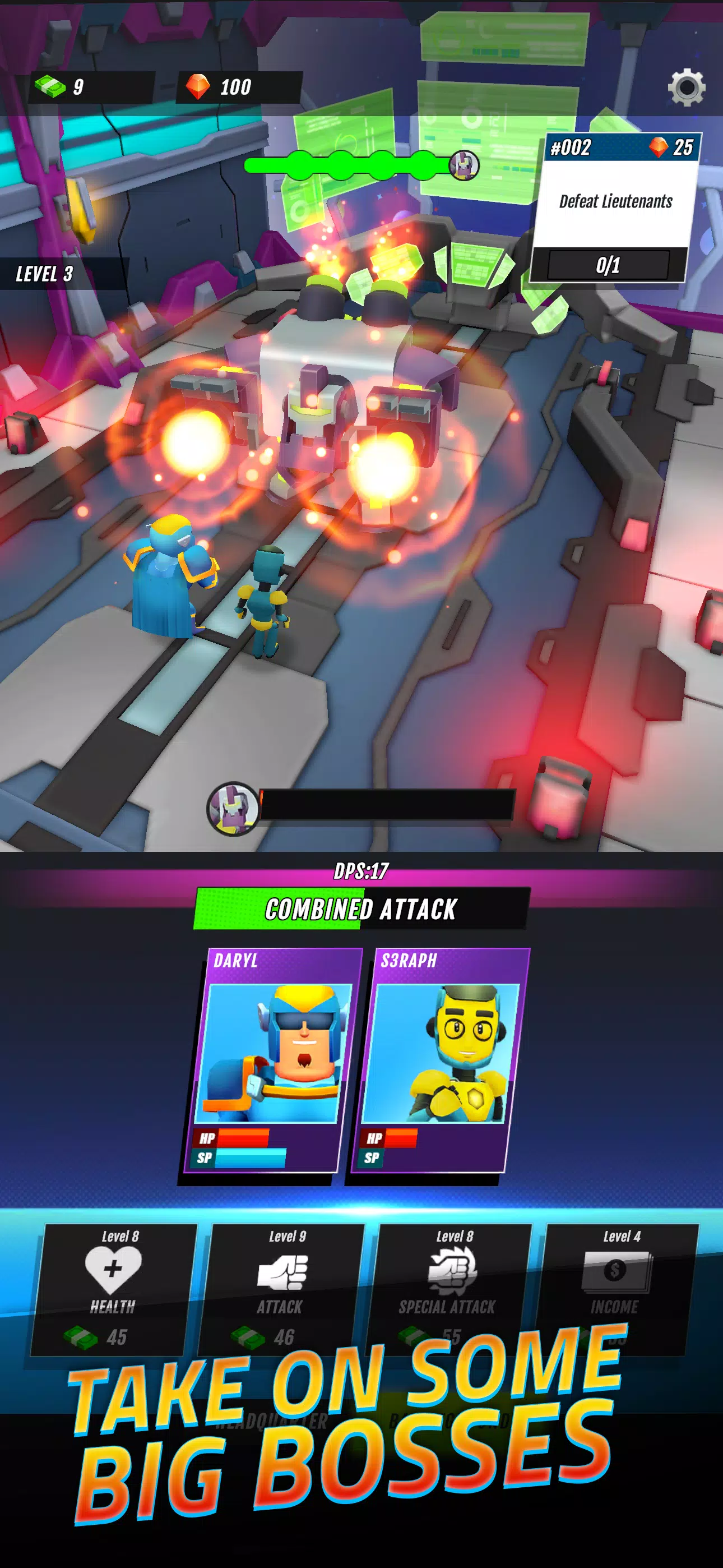 Superheroes Idle RPG League Screenshots