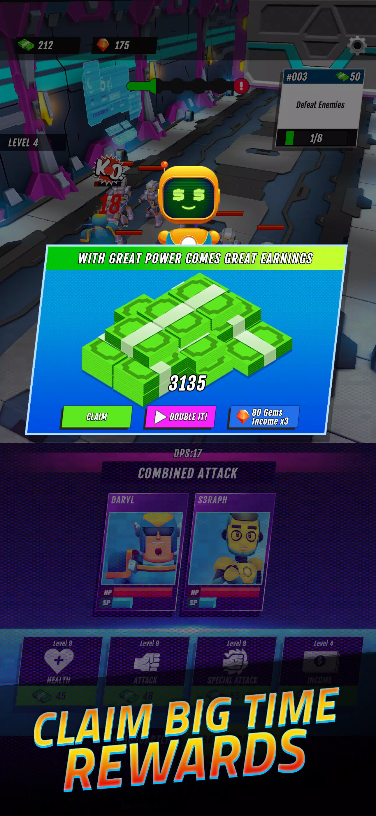 Superheroes Idle RPG League Screenshots