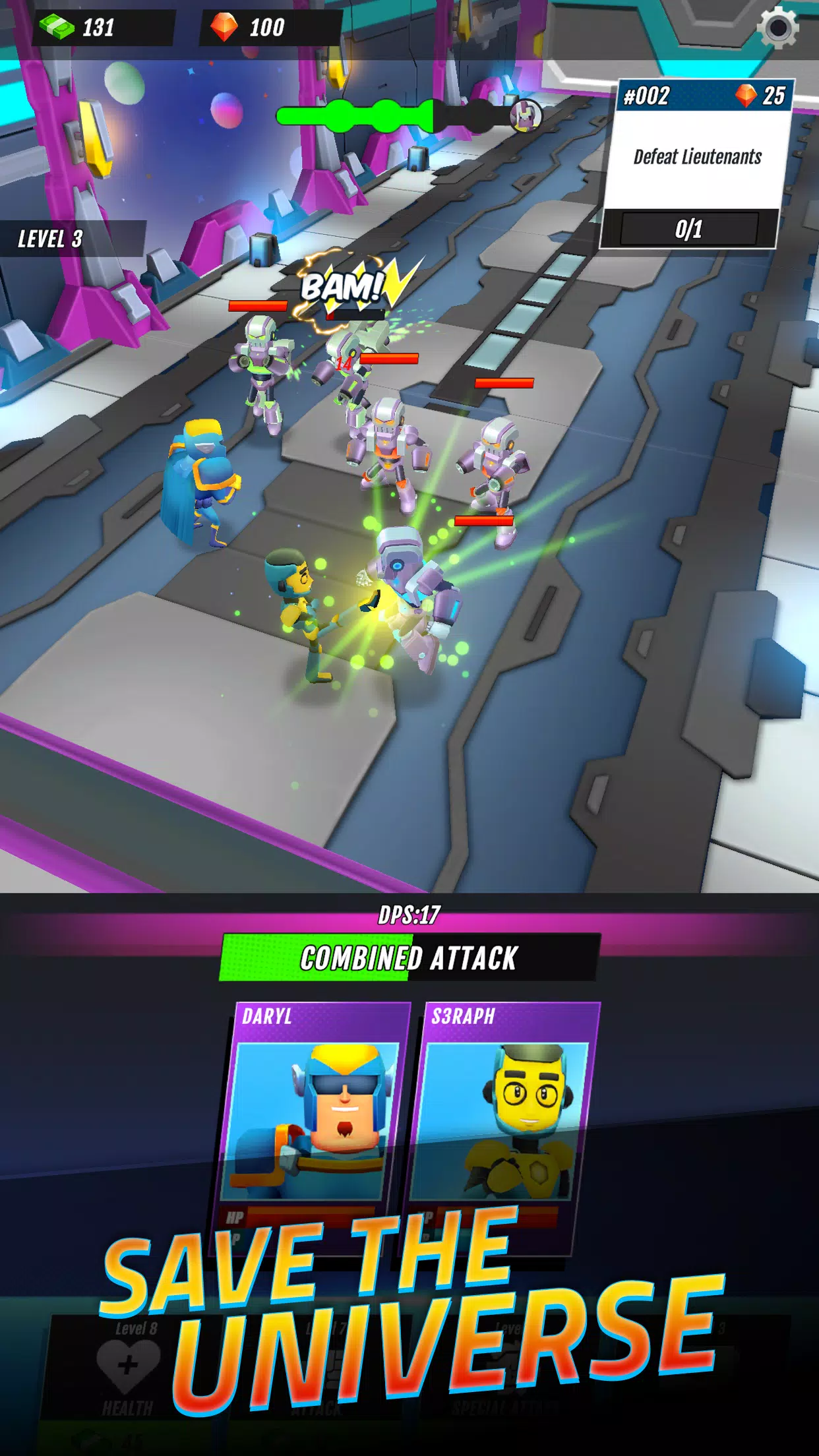 Superheroes Idle RPG League Screenshots