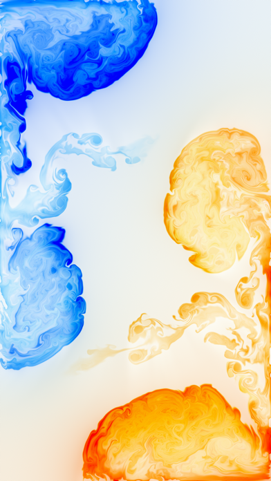 Capturas de tela do Fluid Simulation