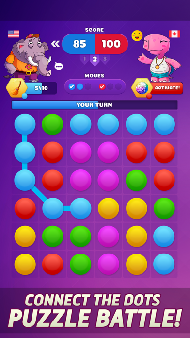 Dots Match PvP Battle Screenshots