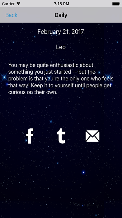 Leo Horoscope - Daily Love, Zodiac Sign, Astrology Screenshots