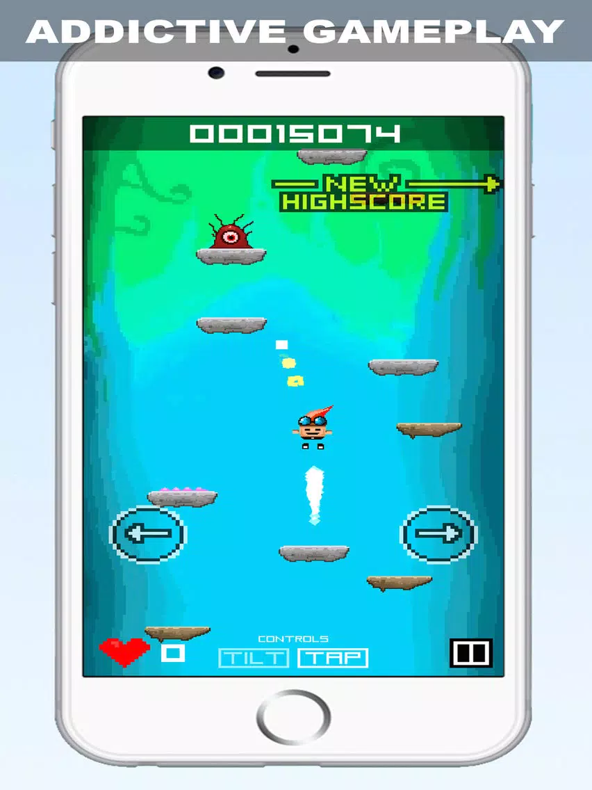 Pixel Hero Jumping Games - Jetpack Heroes Adventure Quest with Jump Shooting Survival iPad  سکرین شاٹس