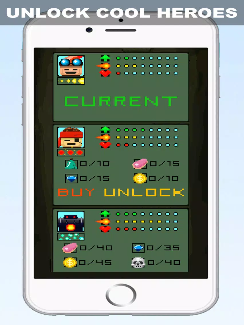 Pixel Hero Jumping Games - Jetpack Heroes Adventure Quest with Jump Shooting Survival iPad  سکرین شاٹس