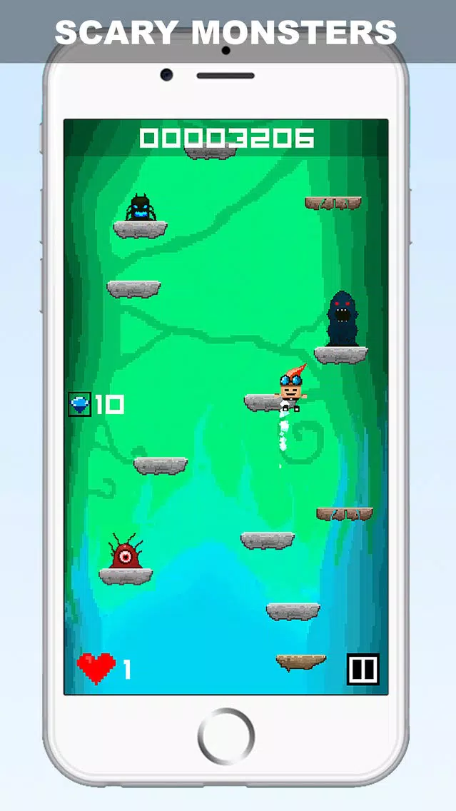 Pixel Hero Jumping Games - Jetpack Heroes Adventure Quest with Jump Shooting Survival سکرین شاٹس
