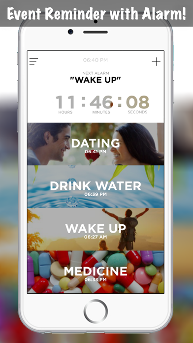 Event Reminder Alarm - Task Timer Countdown with Calendar Days Planner and To Do List Manager Screenshots