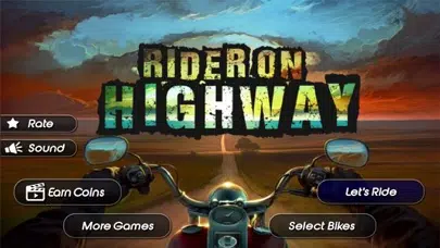 Capturas de tela do Rider On Highway
