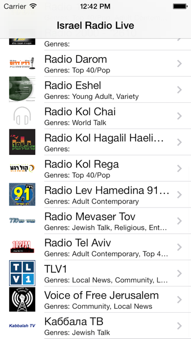 Israel Radio Live Player (Jerusalem / Hebrew / Arabic / دولة إِسرائيل / العربية / רדיו יִשְׂרָאֵל راديو) Screenshots