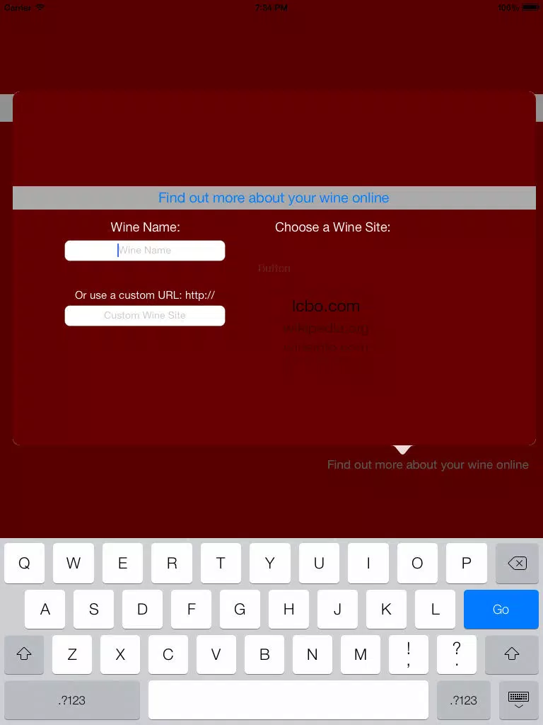 Glass or Bottle iPad Screenshots