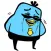 Chicken bully Sticker