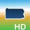 Aqua Map Pennsylvania Lakes HD