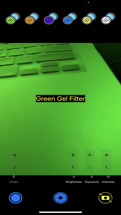 Gel Filter Cam Screenshots