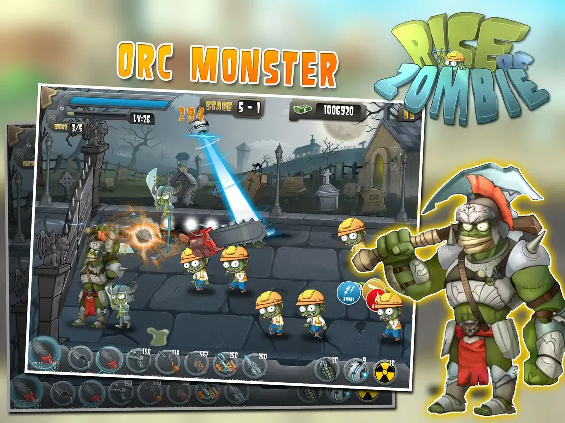Rise of Zombie - City Defense iPad Screenshots