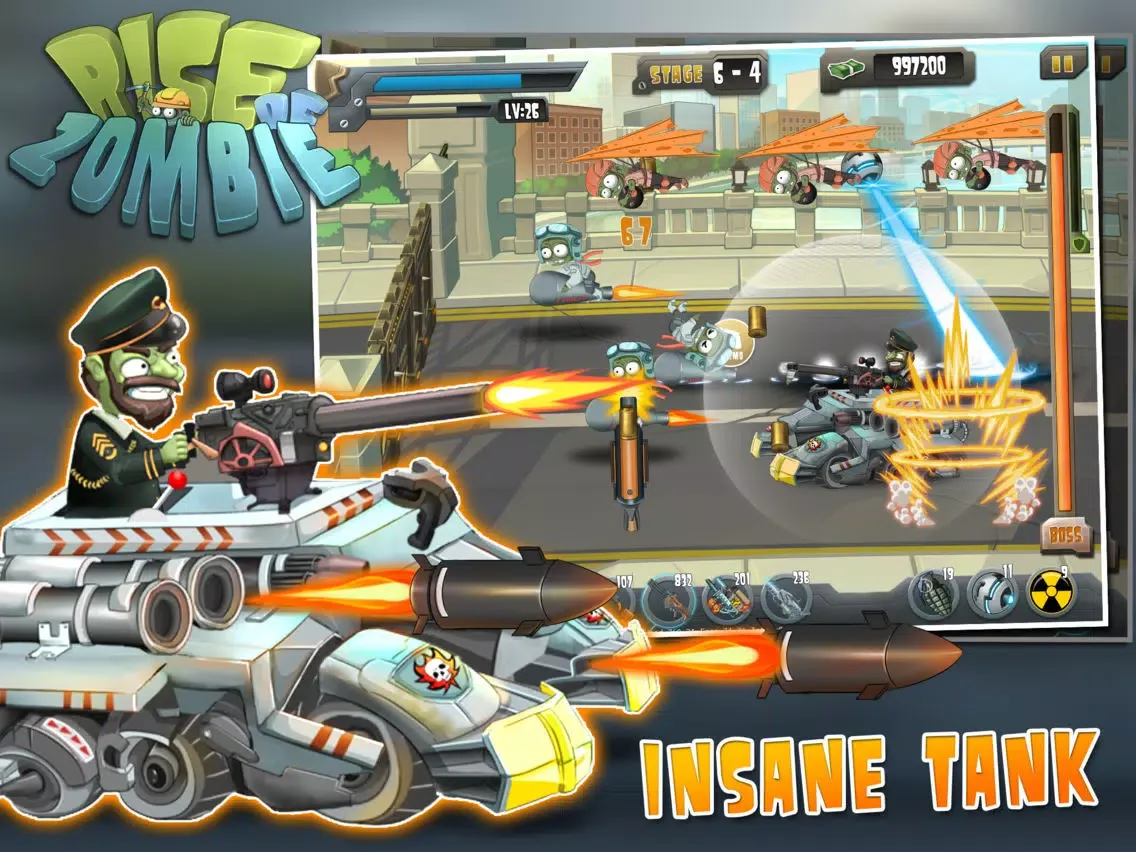 Rise of Zombie - City Defense iPad Screenshots