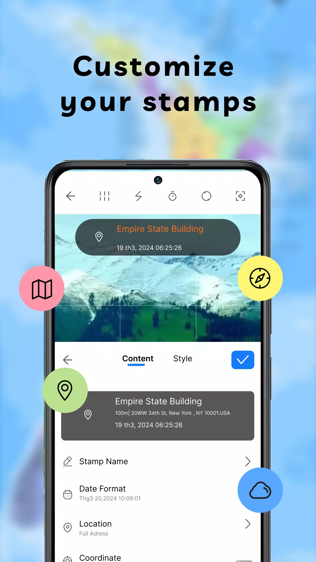 Geotag Photo - Camera Location Screenshots