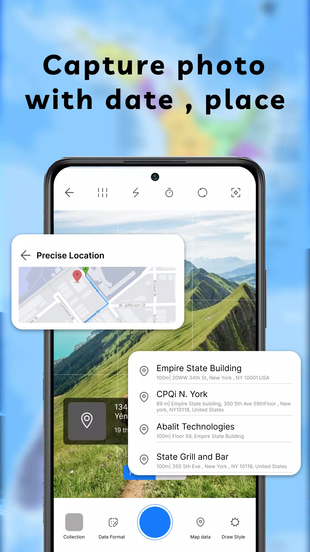 Geotag Photo - Camera Location Screenshots