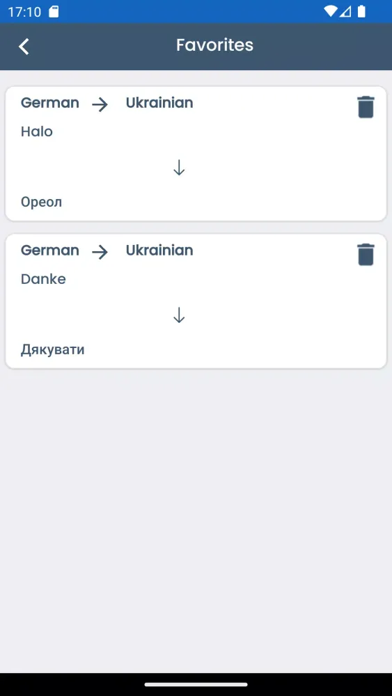 German Ukrainian Translator Screenshots