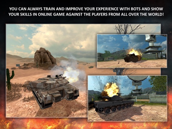 Capturas de tela do Tanktastic - 3D Tanks Online iPad 