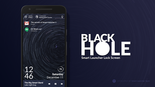 Black Hole - Lock screen Screenshots