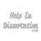 Help In Dissertation