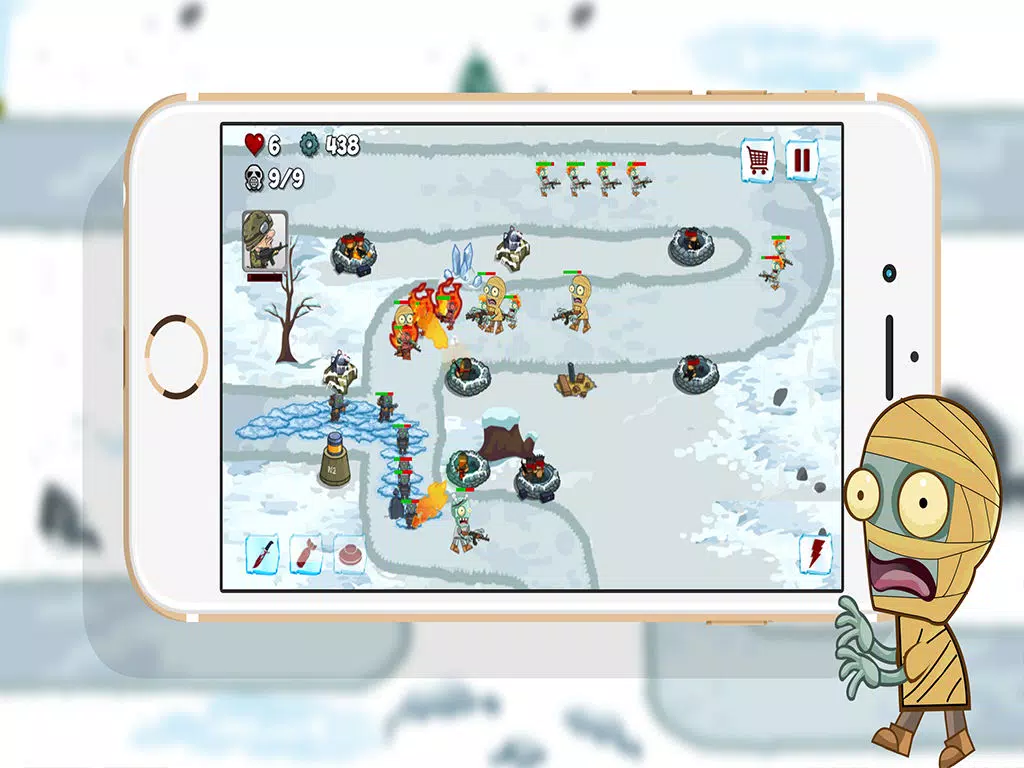 Arctic Defences - Defend Your Island And Beach From The Zombie Dictator iPad  स्क्रीनशॉट