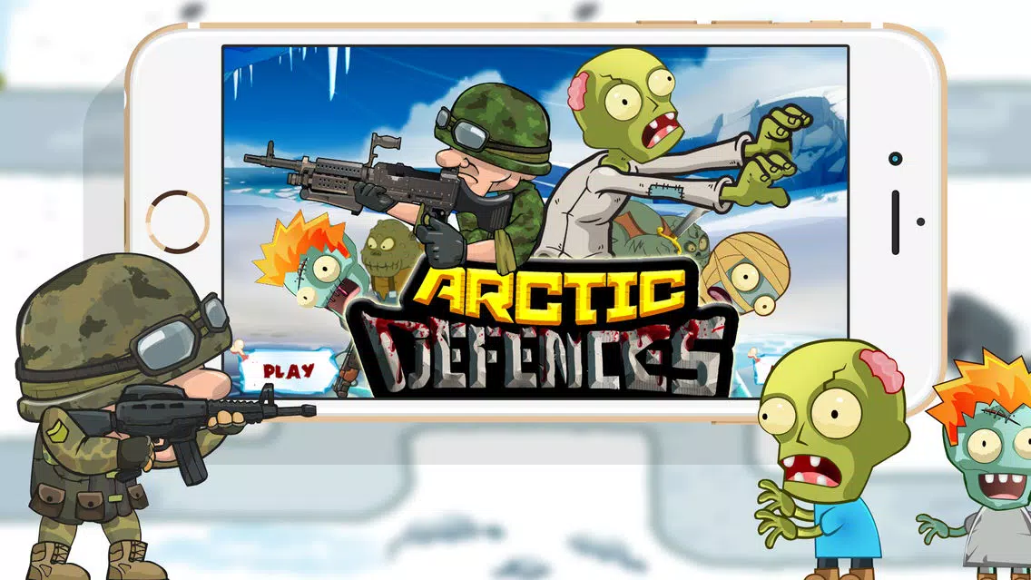 Arctic Defences - Defend Your Island And Beach From The Zombie Dictator स्क्रीनशॉट
