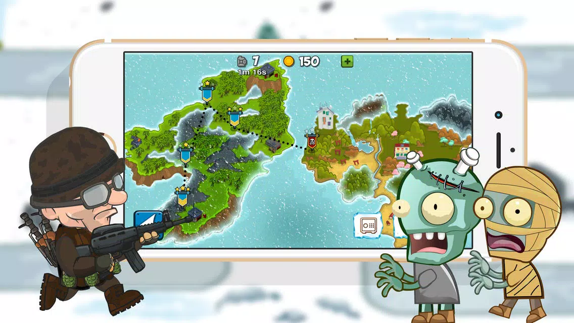 Arctic Defences - Defend Your Island And Beach From The Zombie Dictator स्क्रीनशॉट