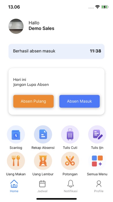 Nexa Absensi Screenshots