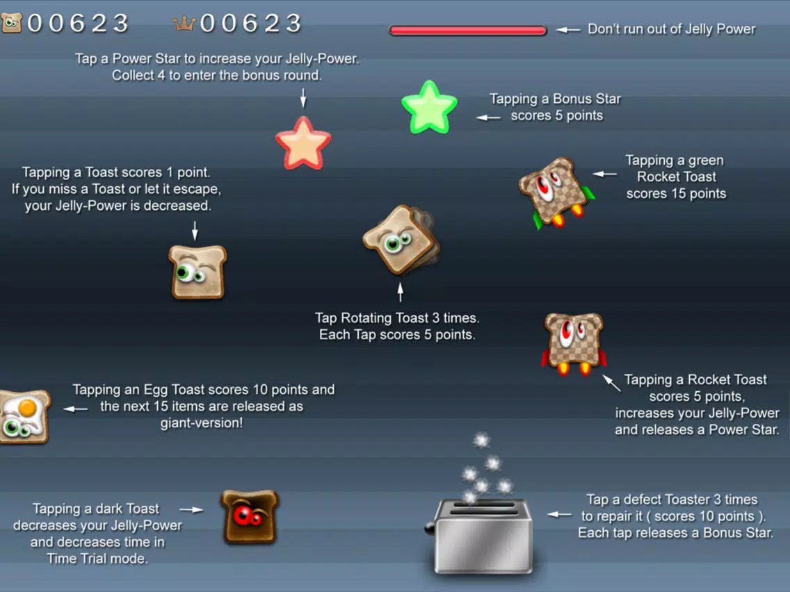 Tangkapan layar Toast Shooter HD iPad 