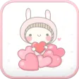 BeBe Heart go launcher theme