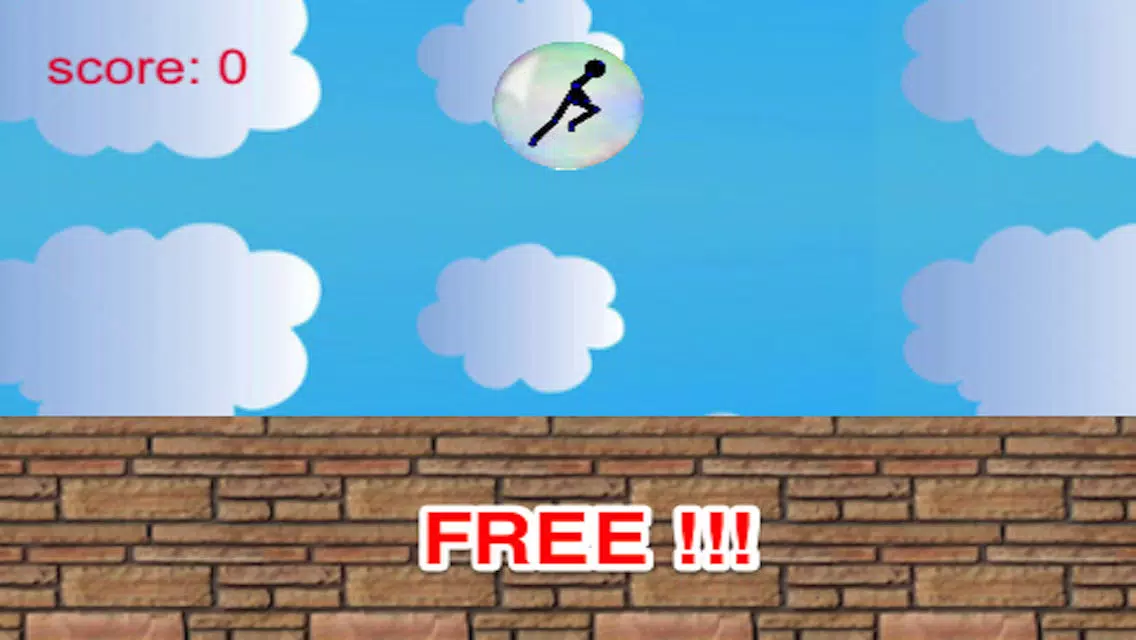 Amazing Bubble And Star: Stickman Runner Free スクリーンショット