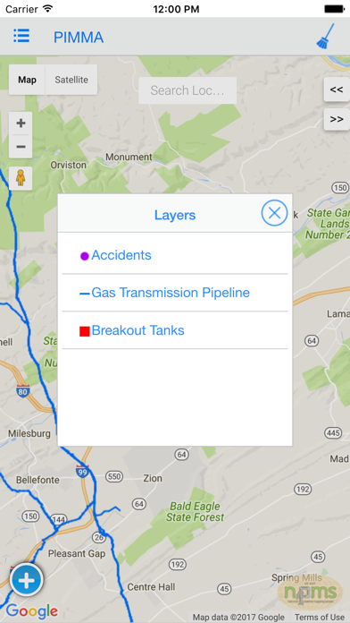 Pipeline Info Mgmt Mapping Screenshots